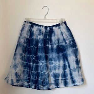 Madewell Tie-Die Shibori skirt
